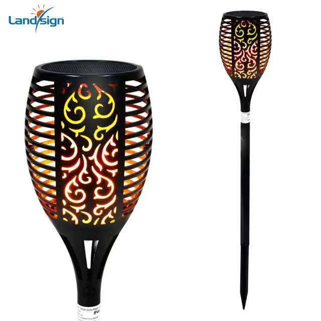 태양광 불꽃 조명이 야외 공간을 어떻게 변화시키나요?